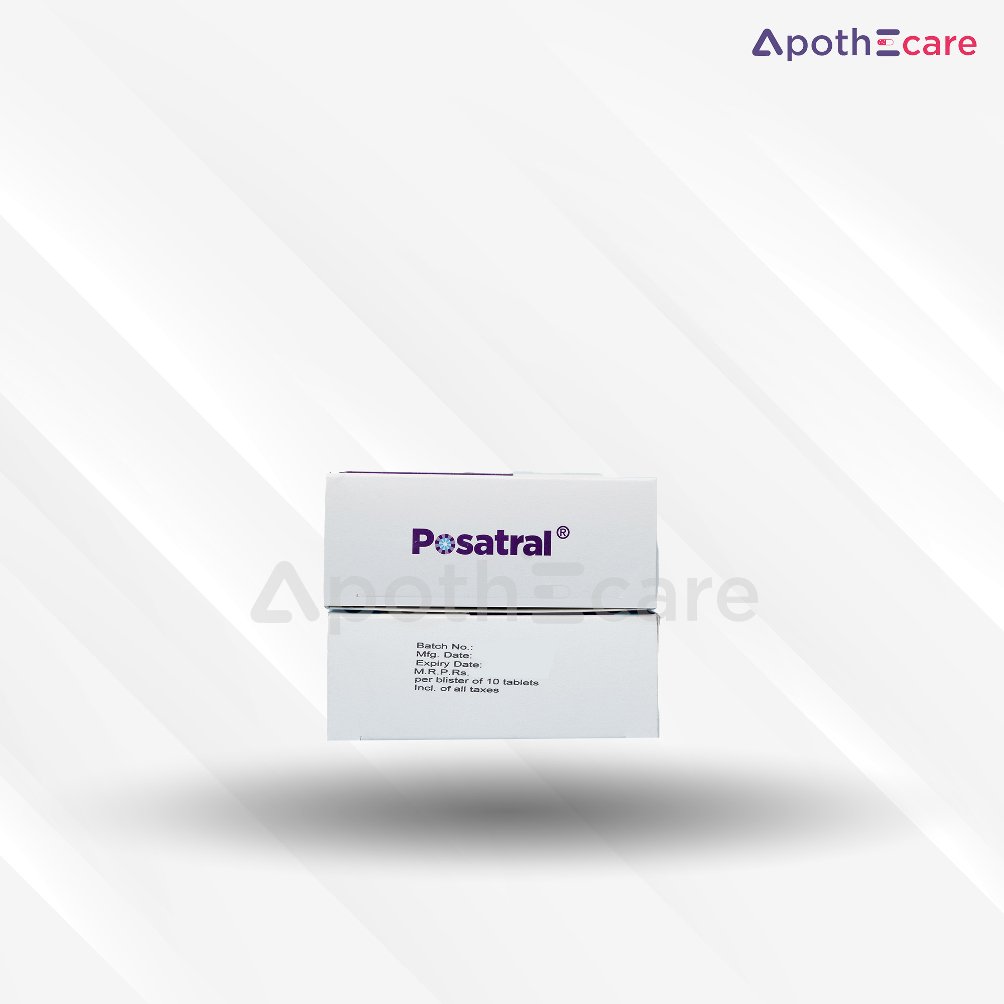 Posatral 100mg tablets, used to treat fungal infections.