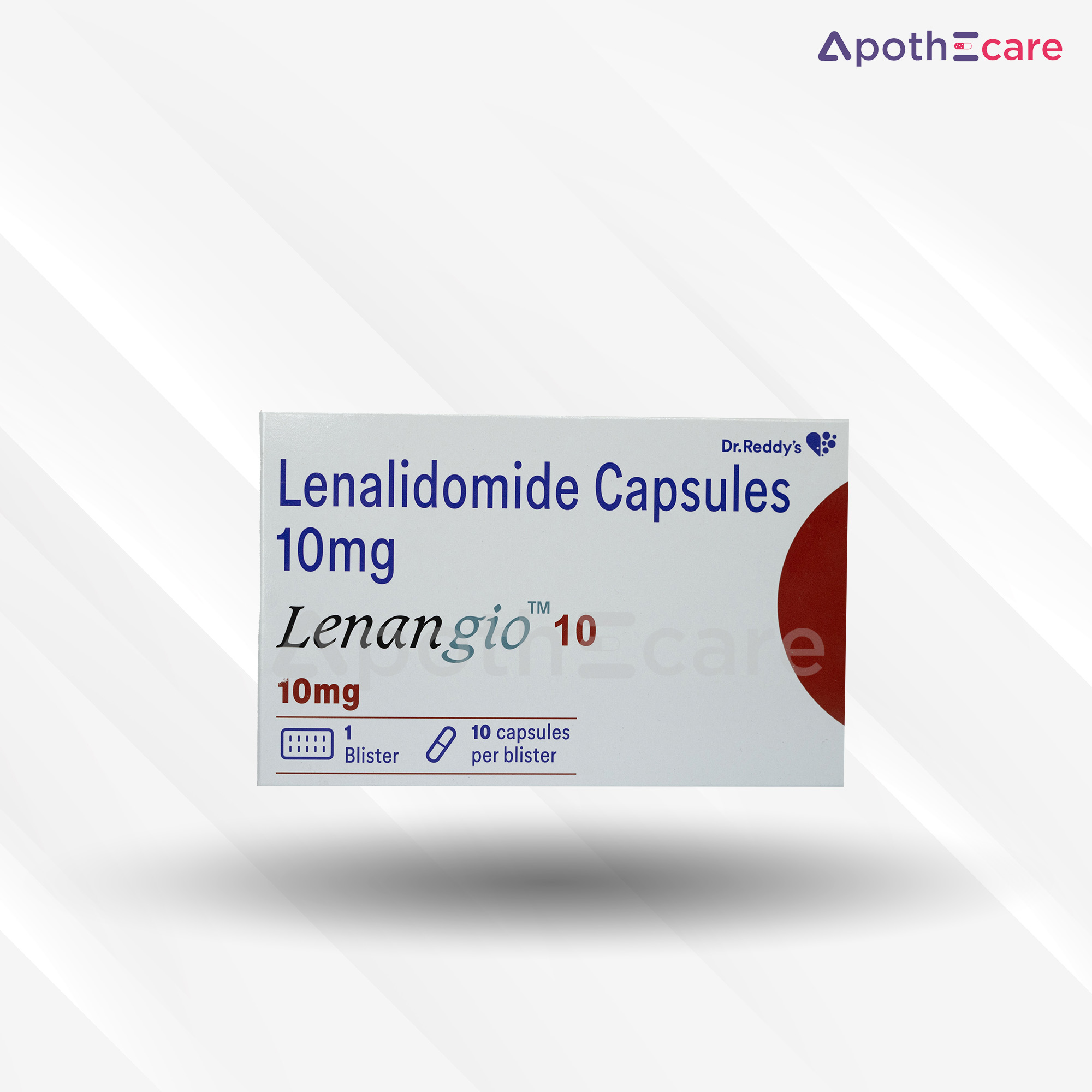 Lenangio 10mg Capsule, used in cancer therapy.