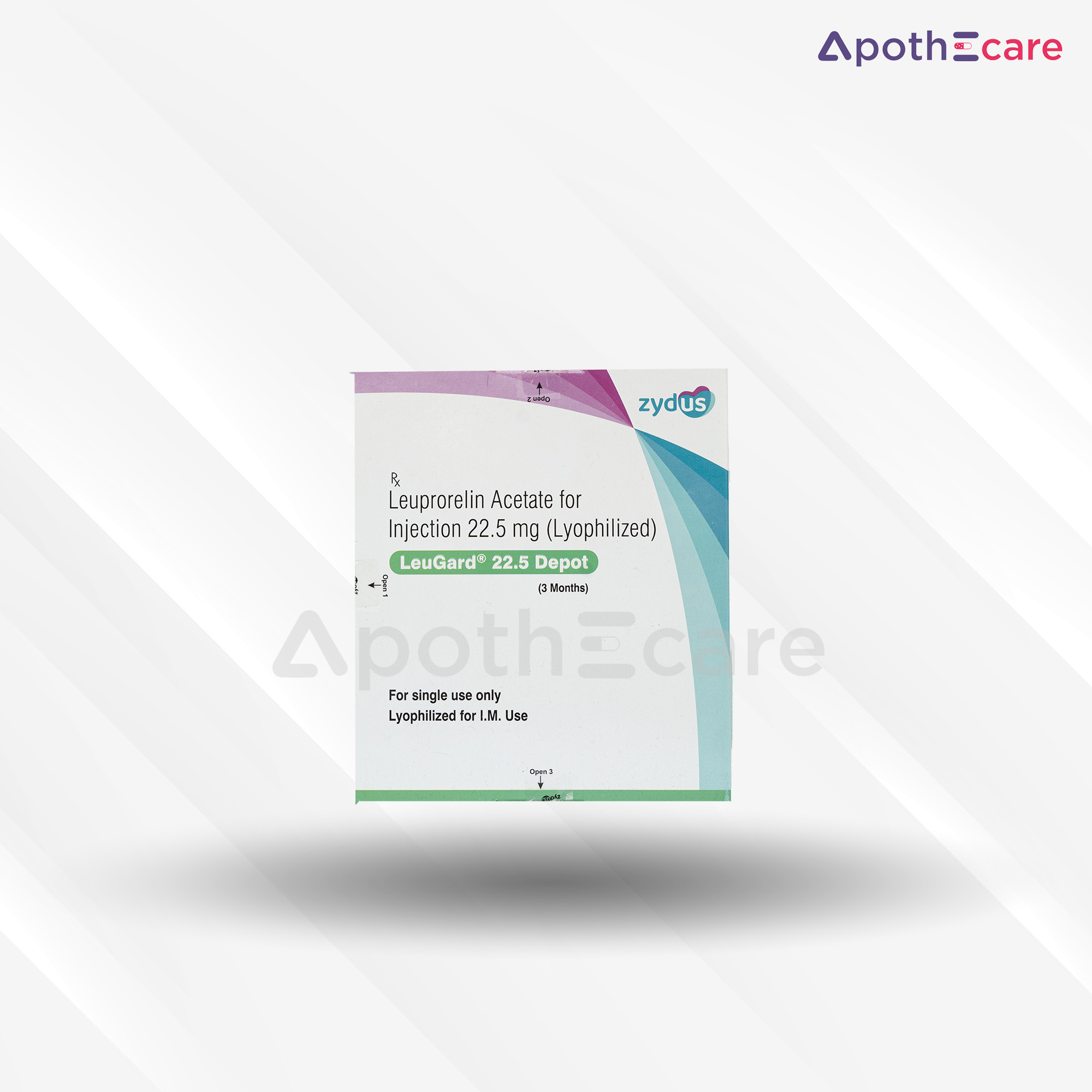 Leugard 22.5mg vial, a medication used for cancer therapy.