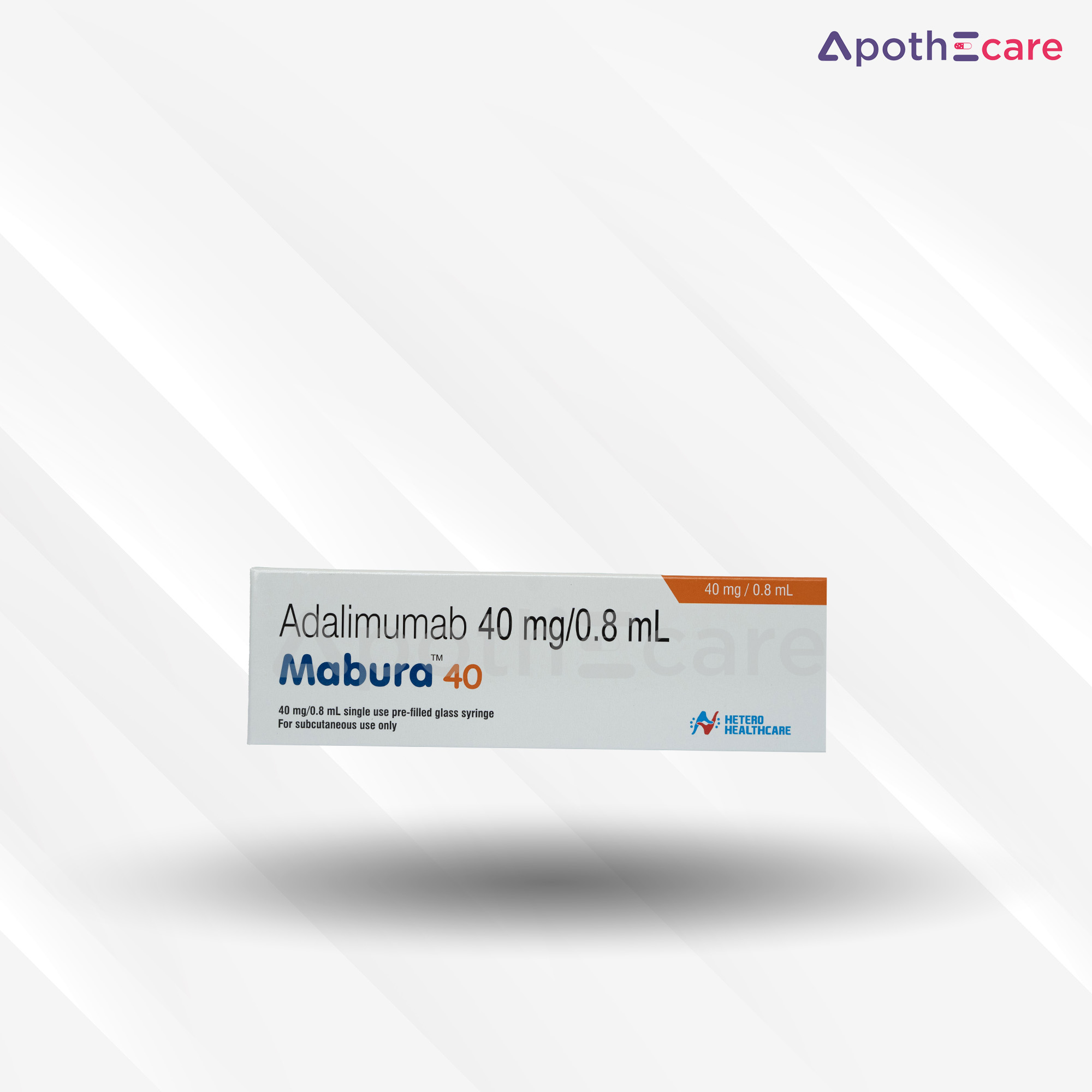 Mabura 40mg pre-filled syringe, used for treating certain types of cancer.