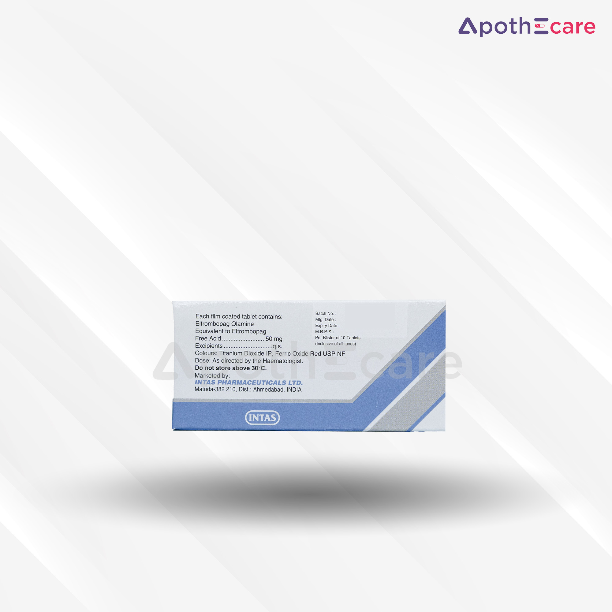 Platify 50mg Tablet, is used to treat low platelet counts in certain conditions, such as chronic immune thrombocytopenia.