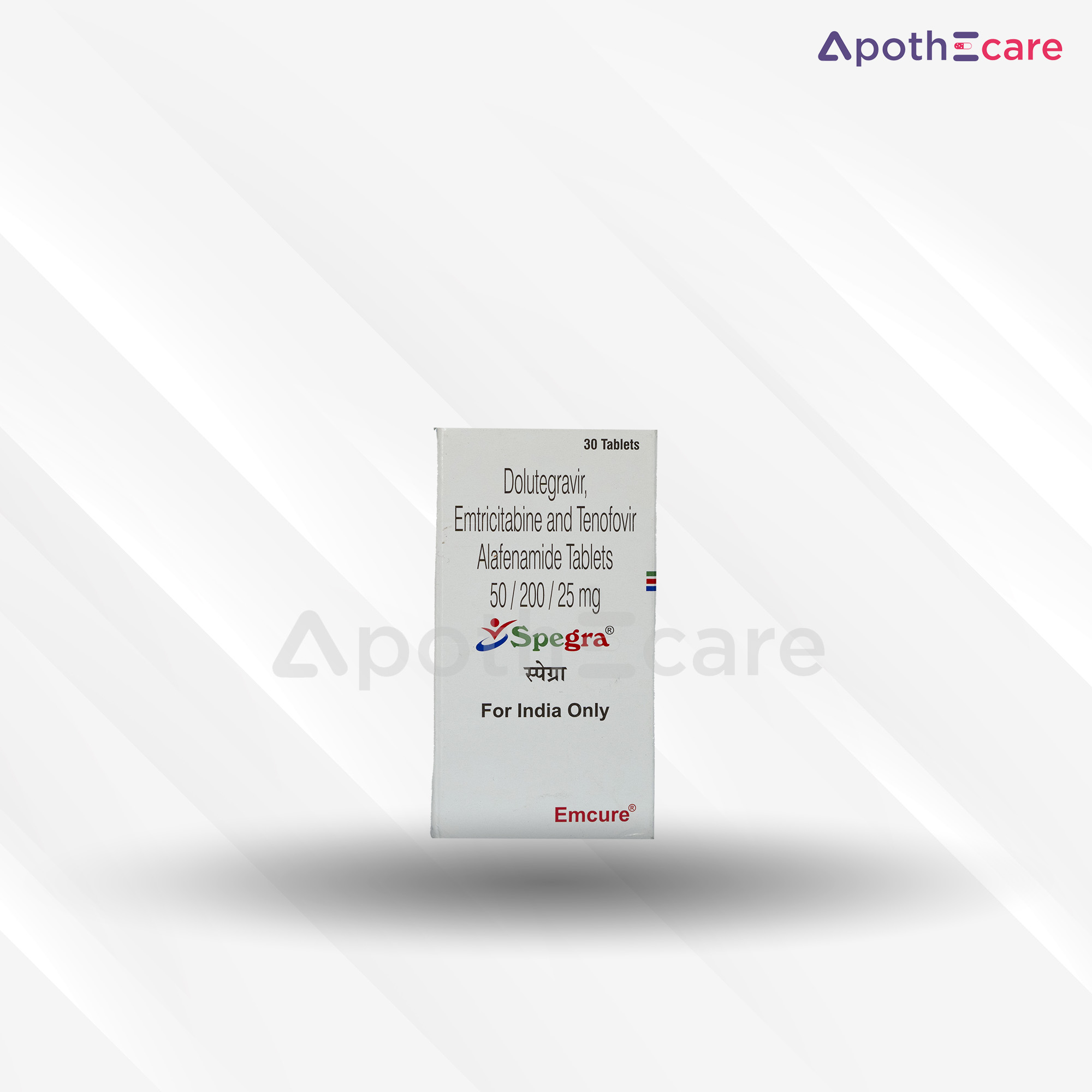 Spegra Tablet is a combination antiretroviral medication used for the treatment of HIV Infection