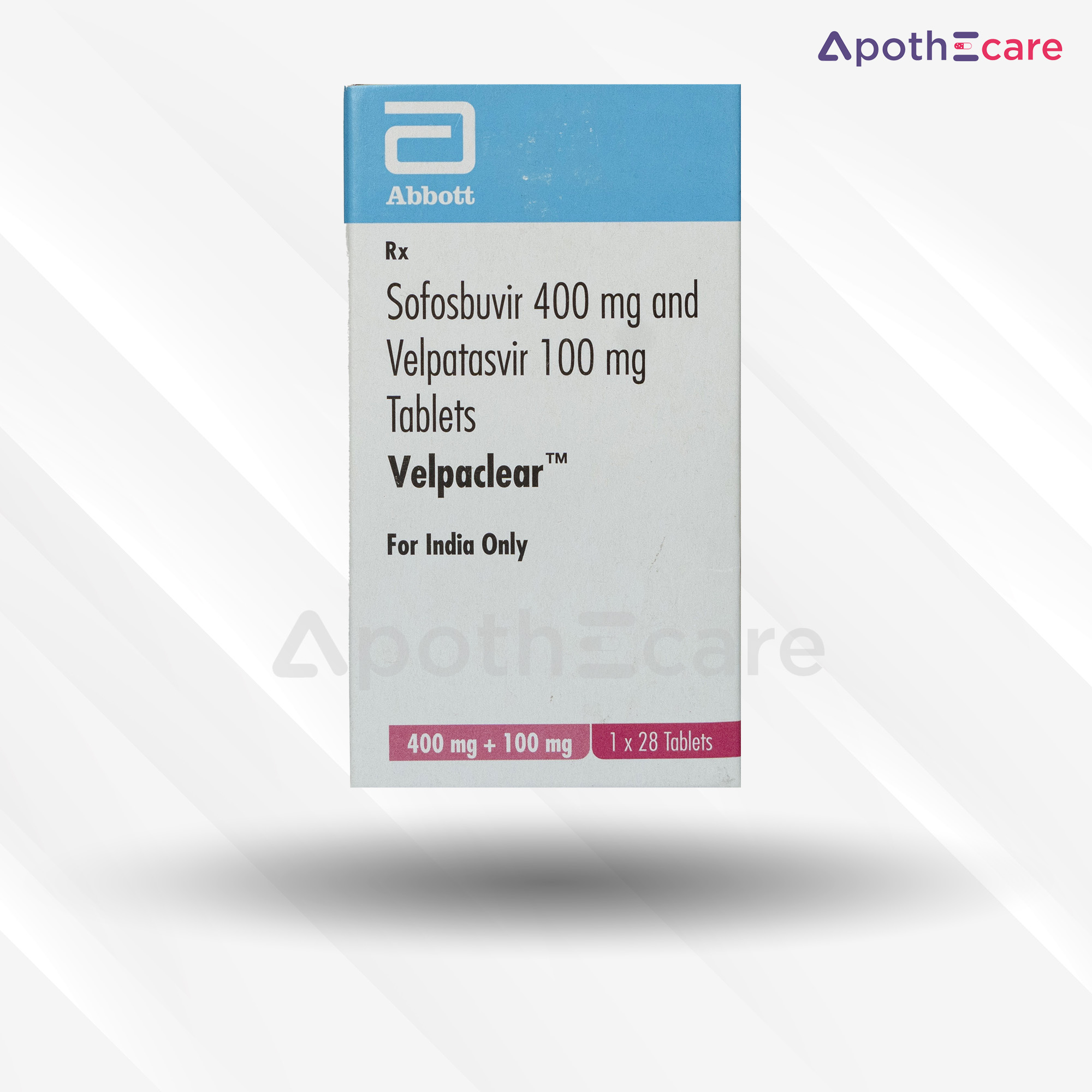 Velpaclear Tablet, used in the treatment of chronic hepatitis C infection.