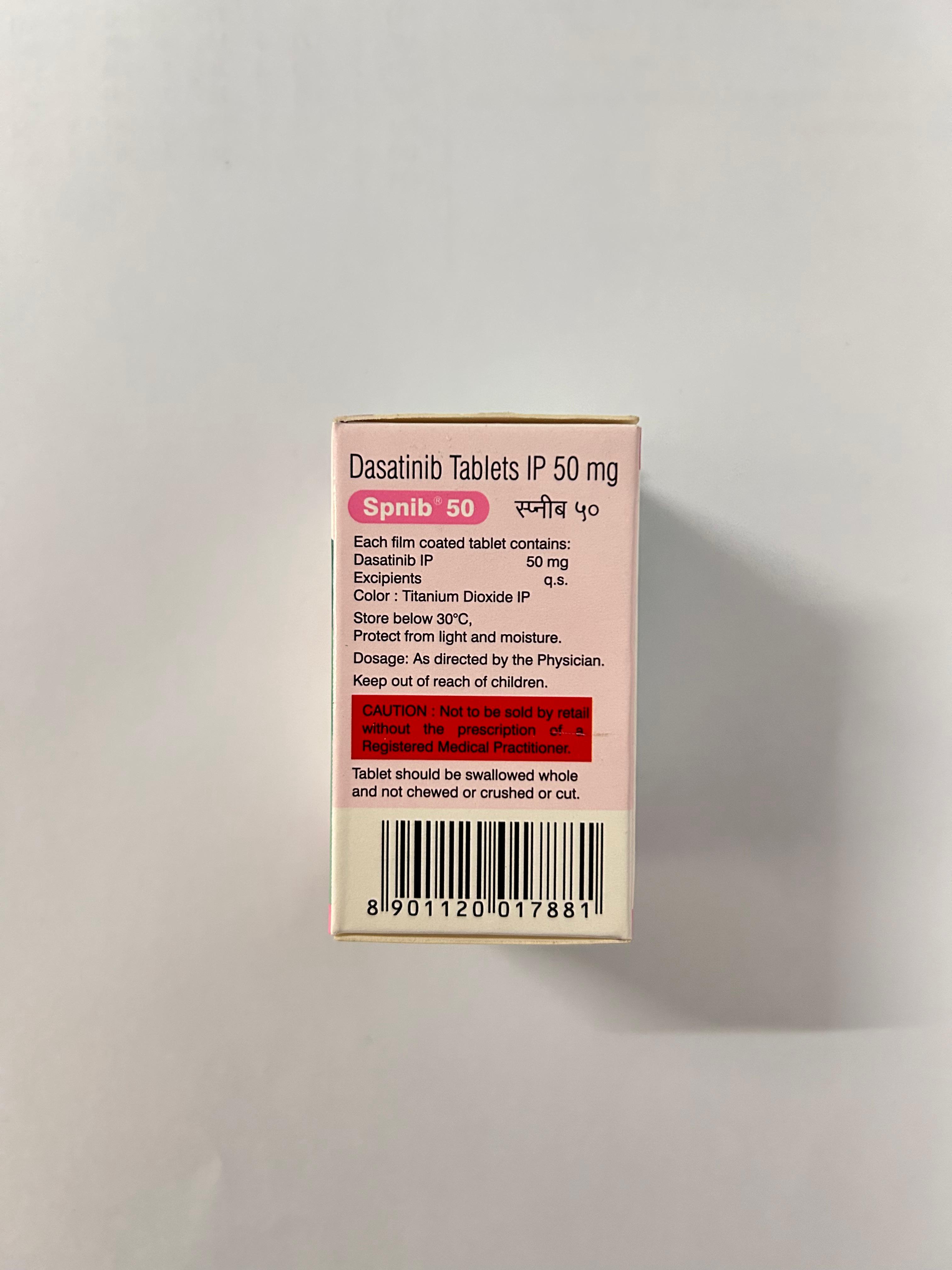 Spnib 50mg Tablet, It is mostly used to treat leukemias.