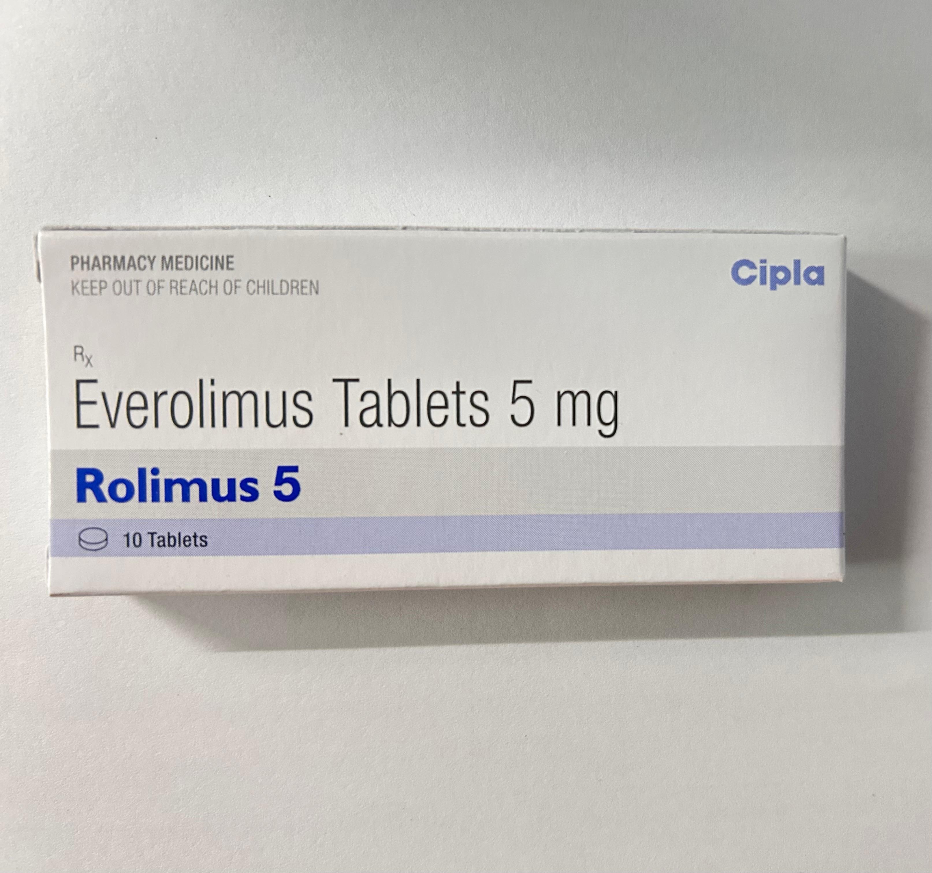 Rolimus 5 Tablet, It is used to treat cancer as well as other illnesses.