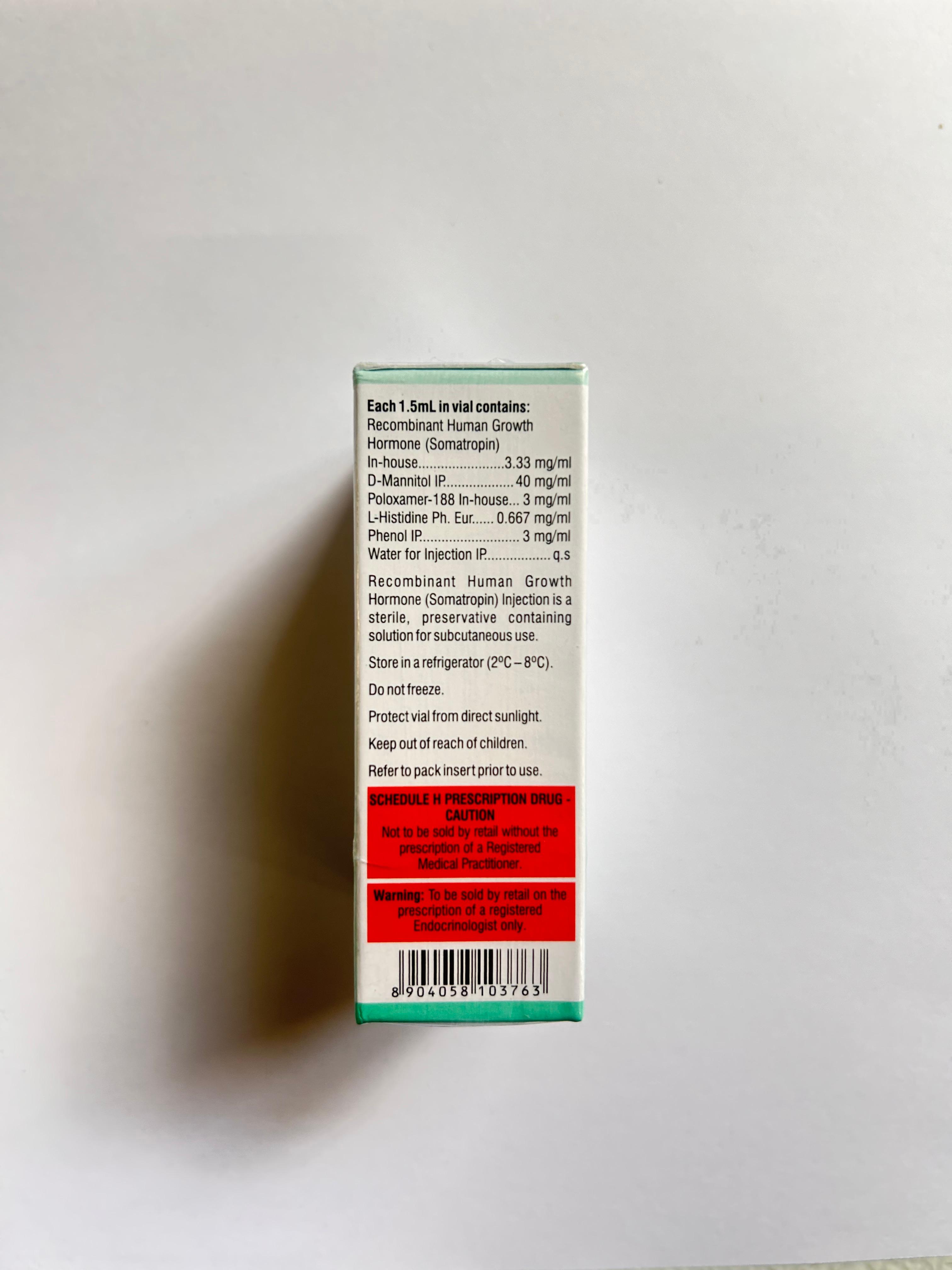 Somatorel 5mg Injection is used to treat growth hormone deficiency.