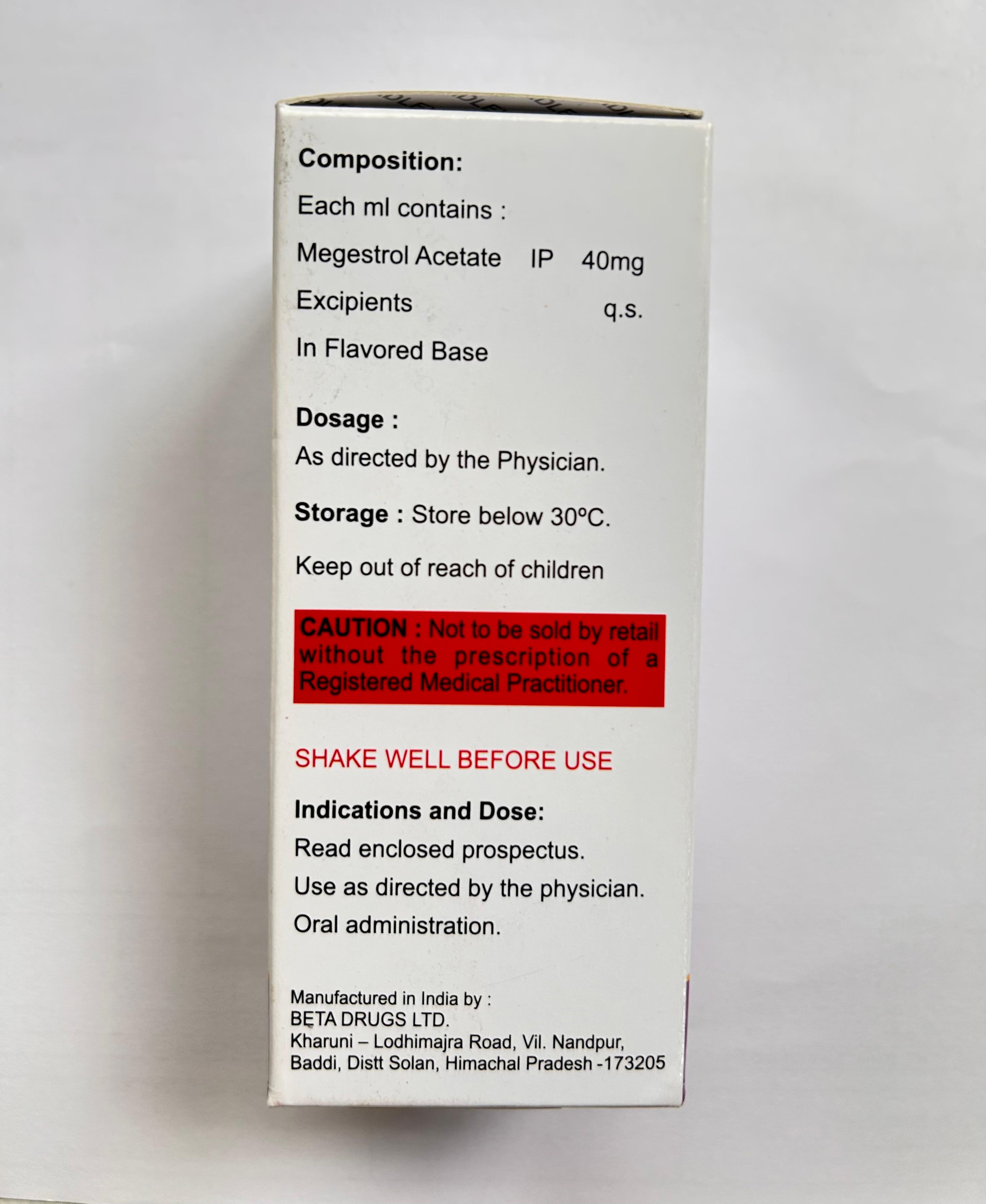 Caxfila OS Oral suspension (120ml) is used to treat  endometrial and breast cancer.