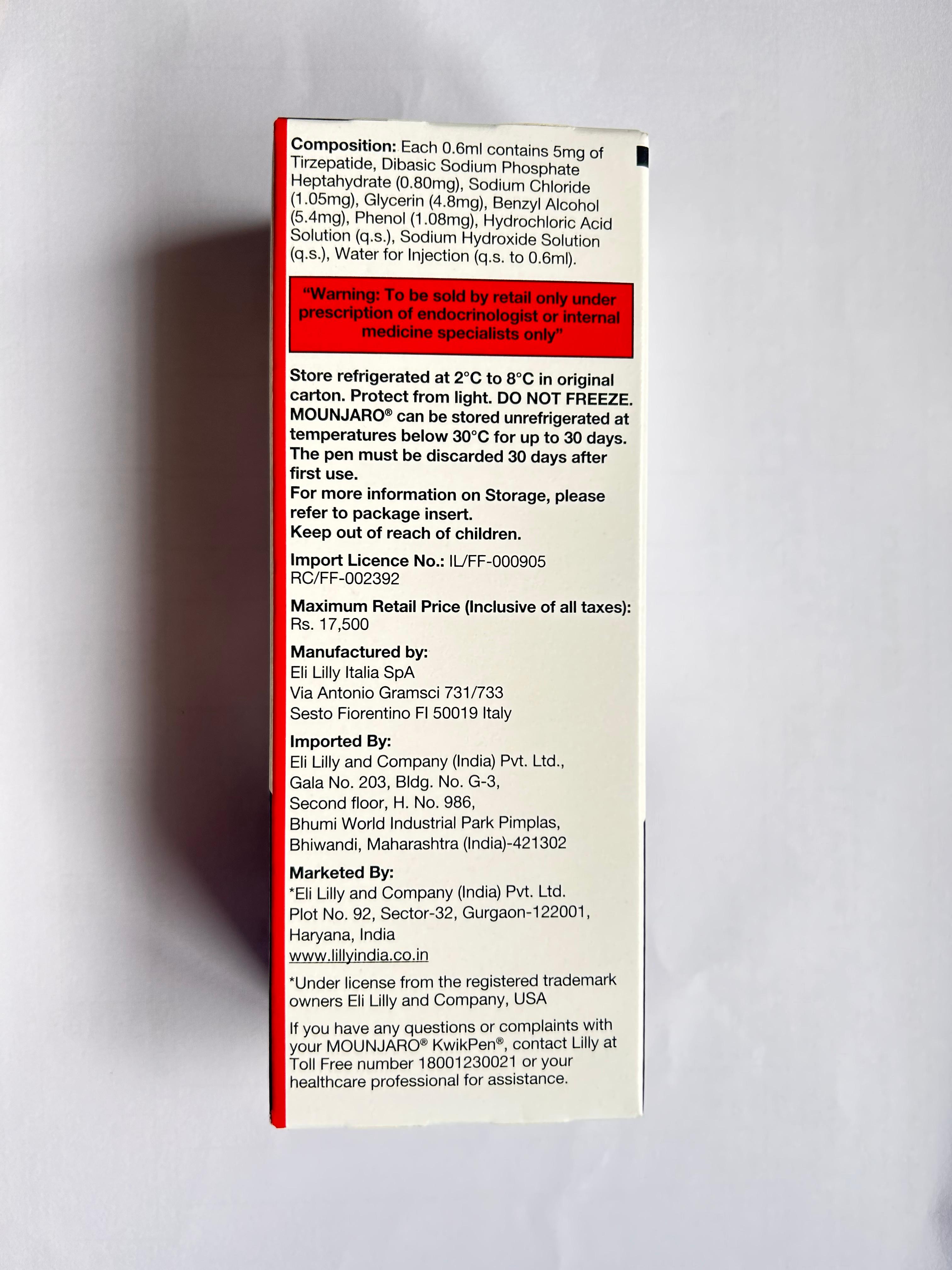 Mounjaro 5mg KwikPen  is a dual GIP and GLP-1 receptor agonist used for type 2 diabetes management.