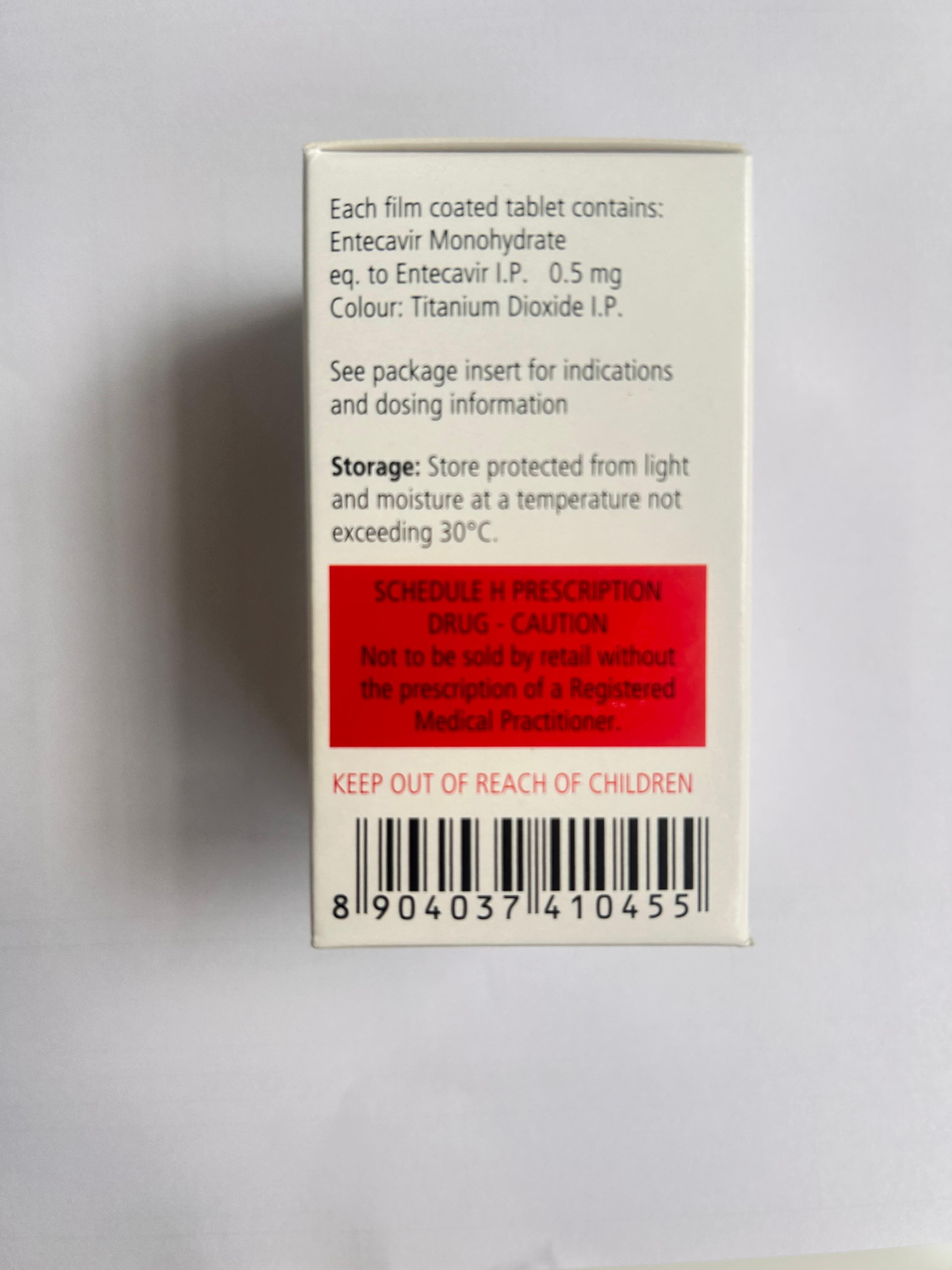 X-vir 0.5mg Tablet used for the treatment of chronic hepatitis B infection.
