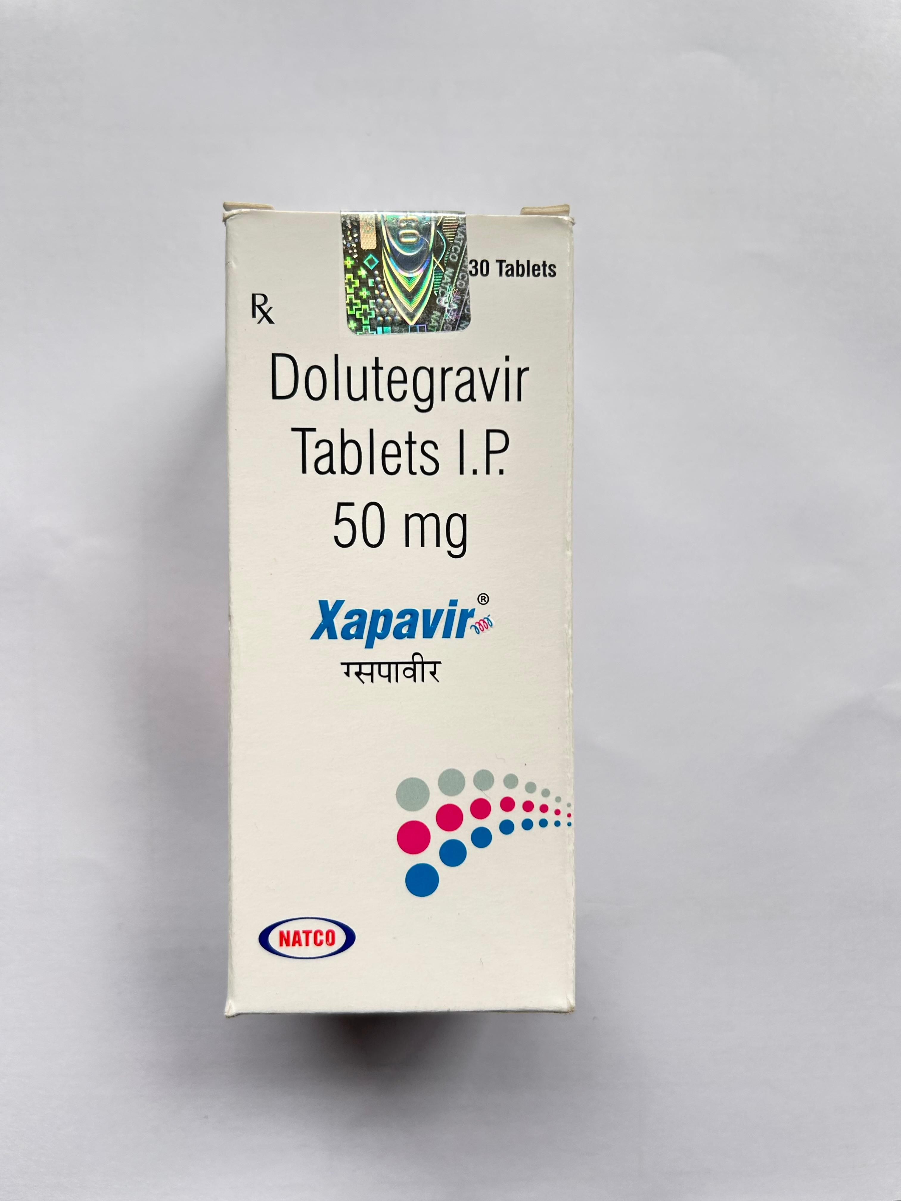 Xapavir 50mg Tablet used for the treatment of HIV-1 infection.