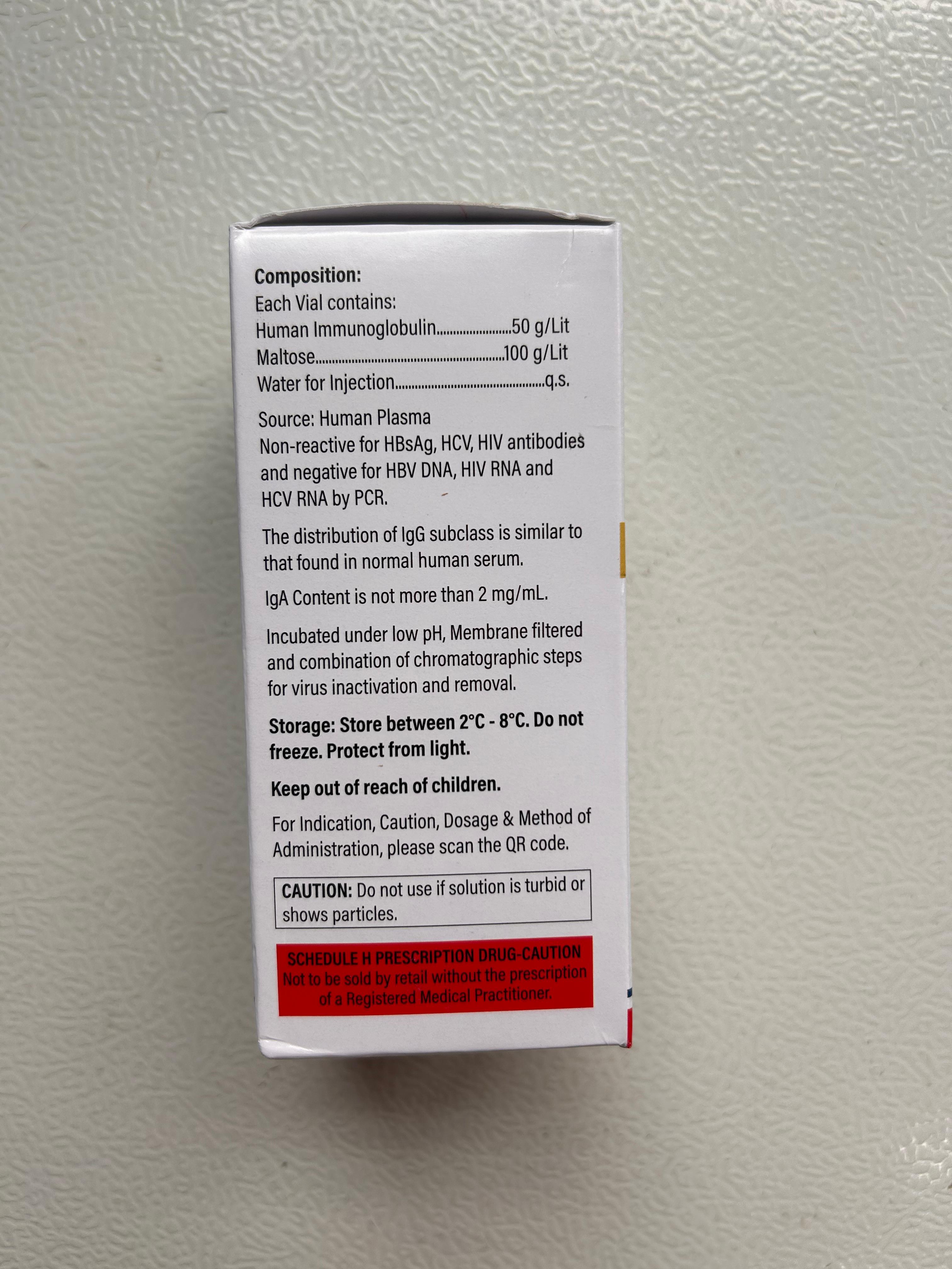 Immunosen 5gm Injection used in the treatment of immune deficiency disorders.