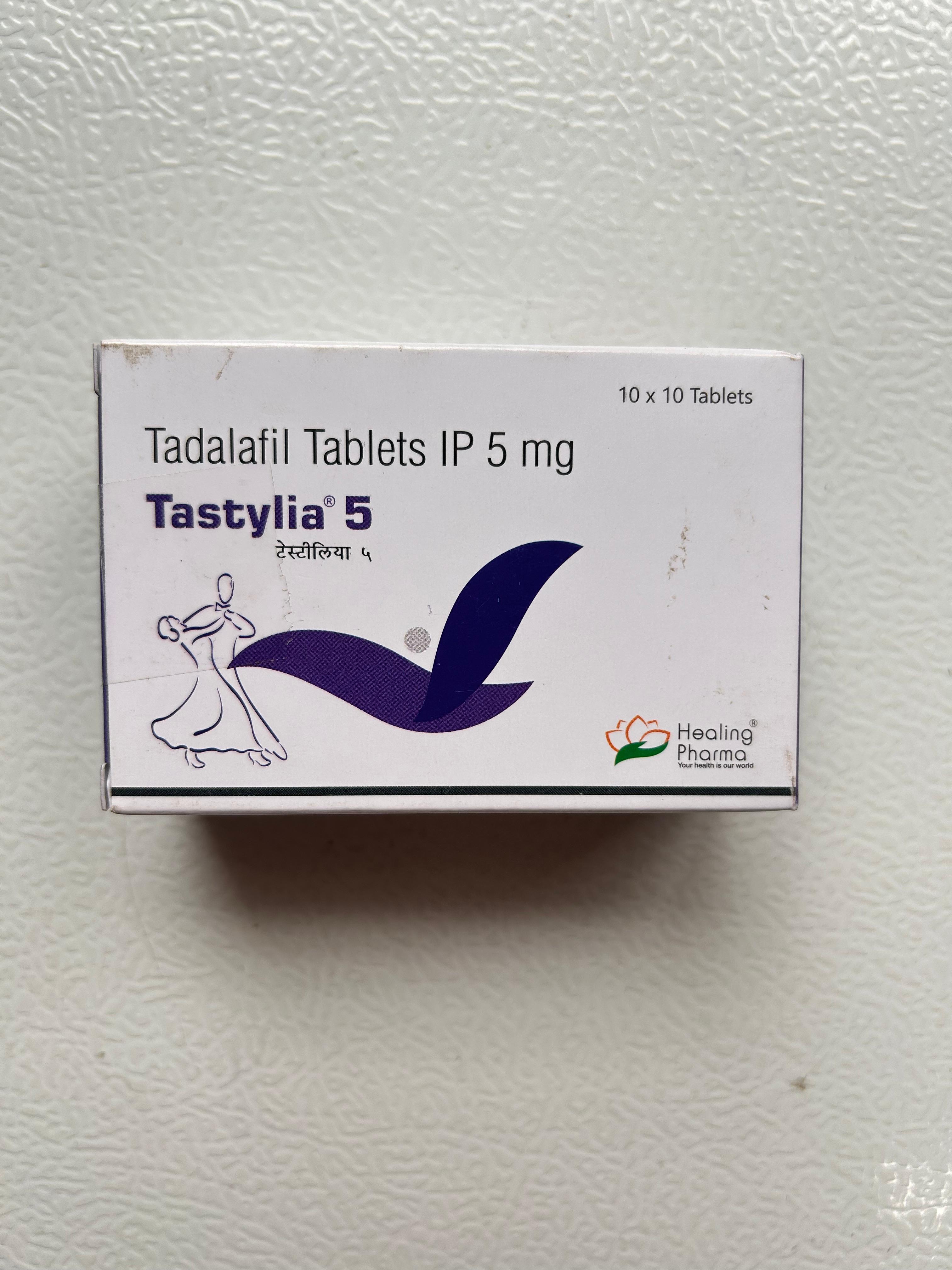 Tastylia 5mg Tablet is used un the treatment of Erectile Dysfunction.