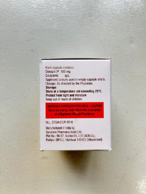 Danapag 100mg Capsule is used to treat immune system problems.
