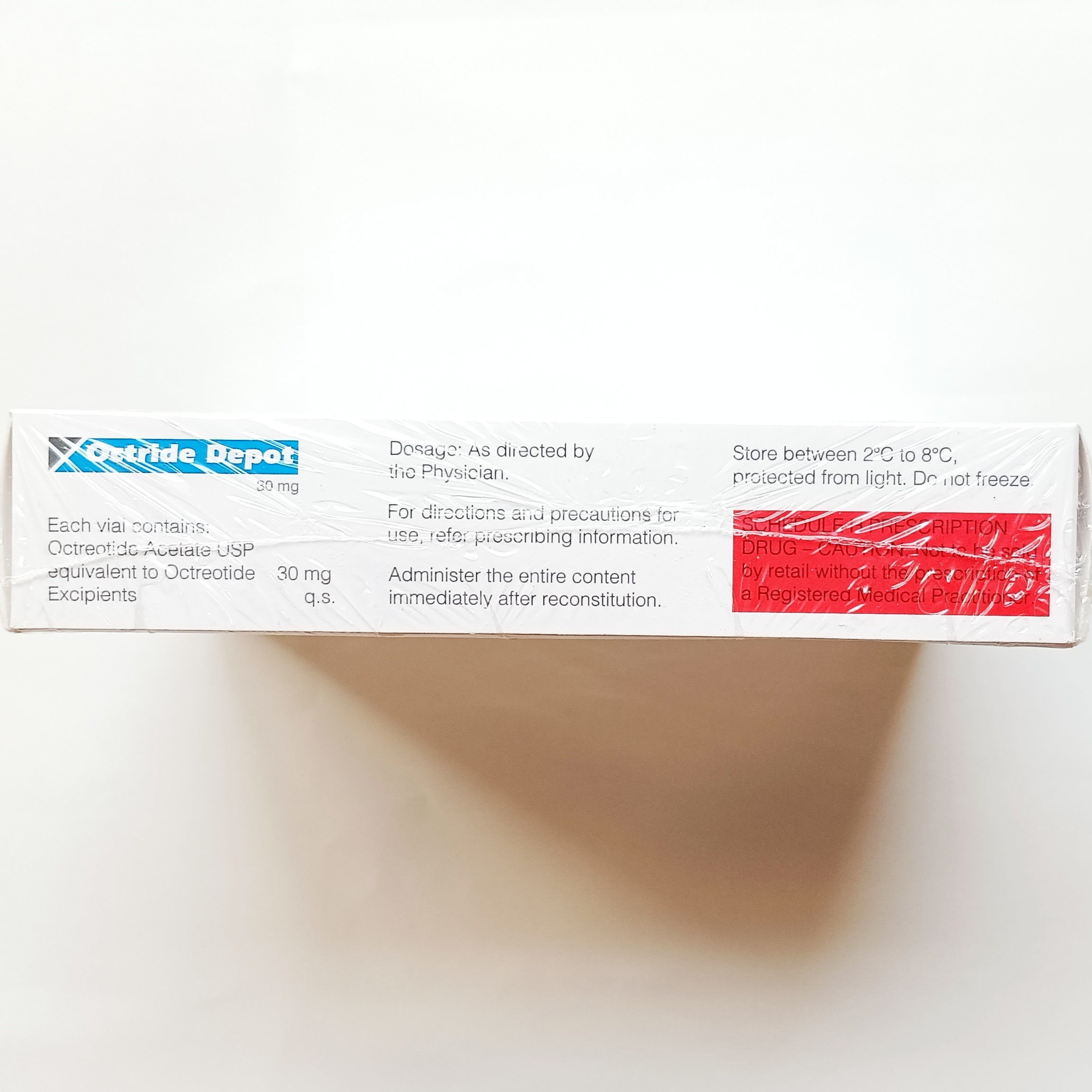 Octride Depot 30mg Injection is used to  manage conditions related to excessive hormone secretion.