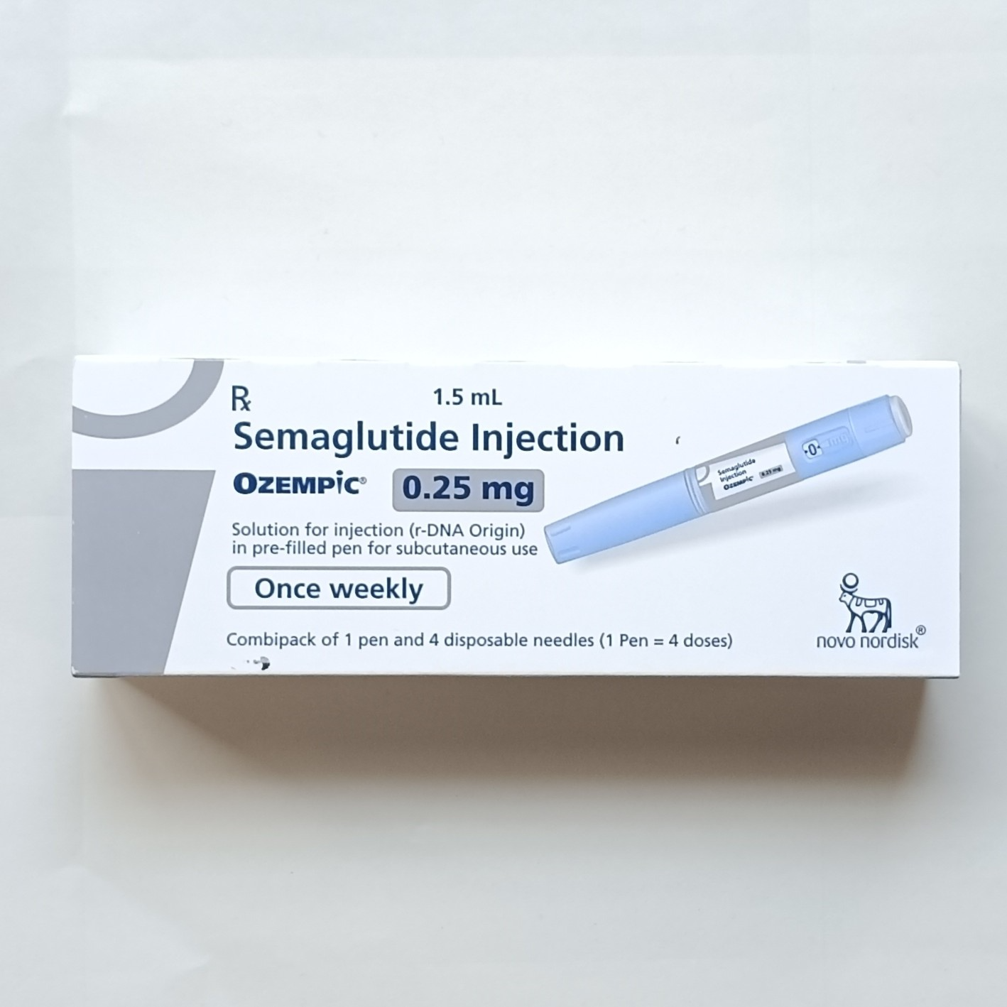 Ozempic 0.25mg Injection is used to treat Type 2 Diabetes mellitus and weight management