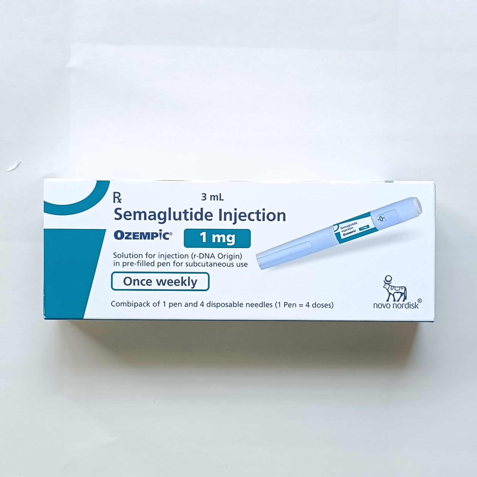 Ozempic 1mg Injection is used to treat type 2 Diabetes mellitus