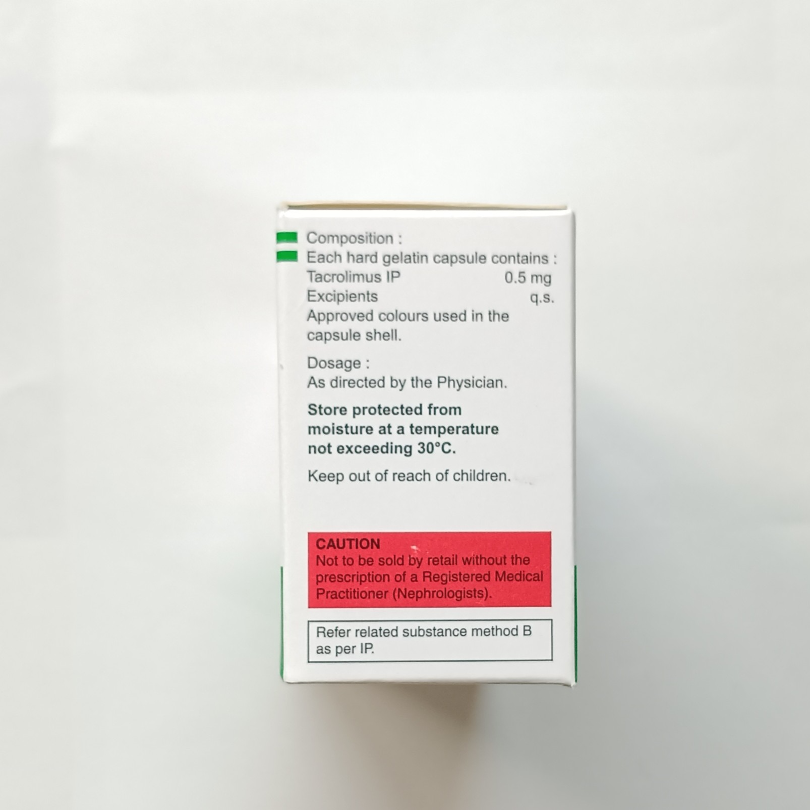 Vingraf 0.5mg Capsule is used primarily to prevent organ rejection in patients who have undergone a kidney, liver, or heart transplant.